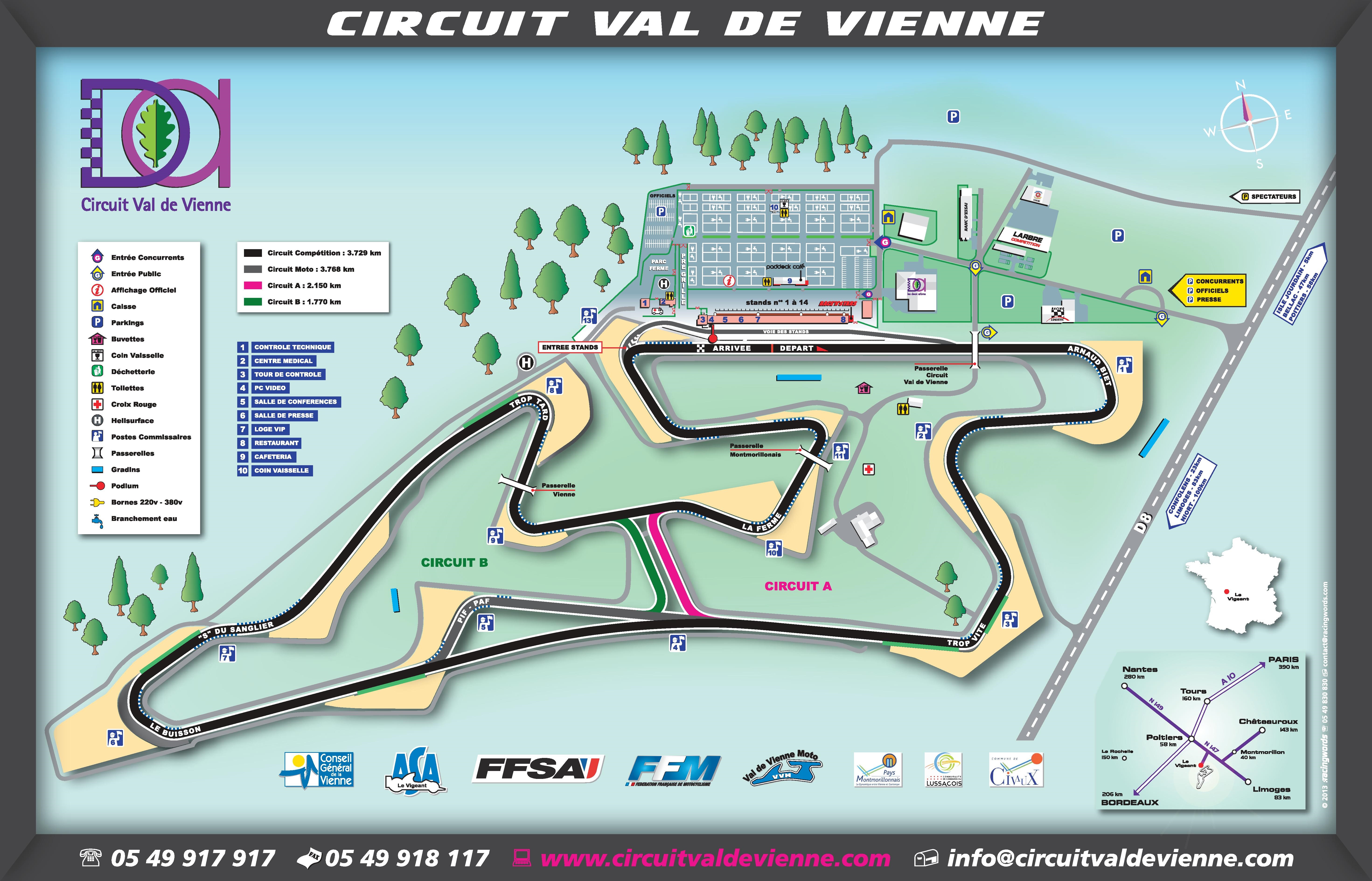 Déroulement Roulages VIP Moto Circuit